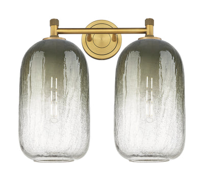 Downtown Urban Bath Vanity Light Steel Brass
