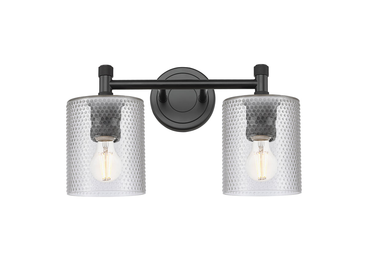 Cobbleskill 13-Inch 2-Light Bath Vanity Light Dimmable