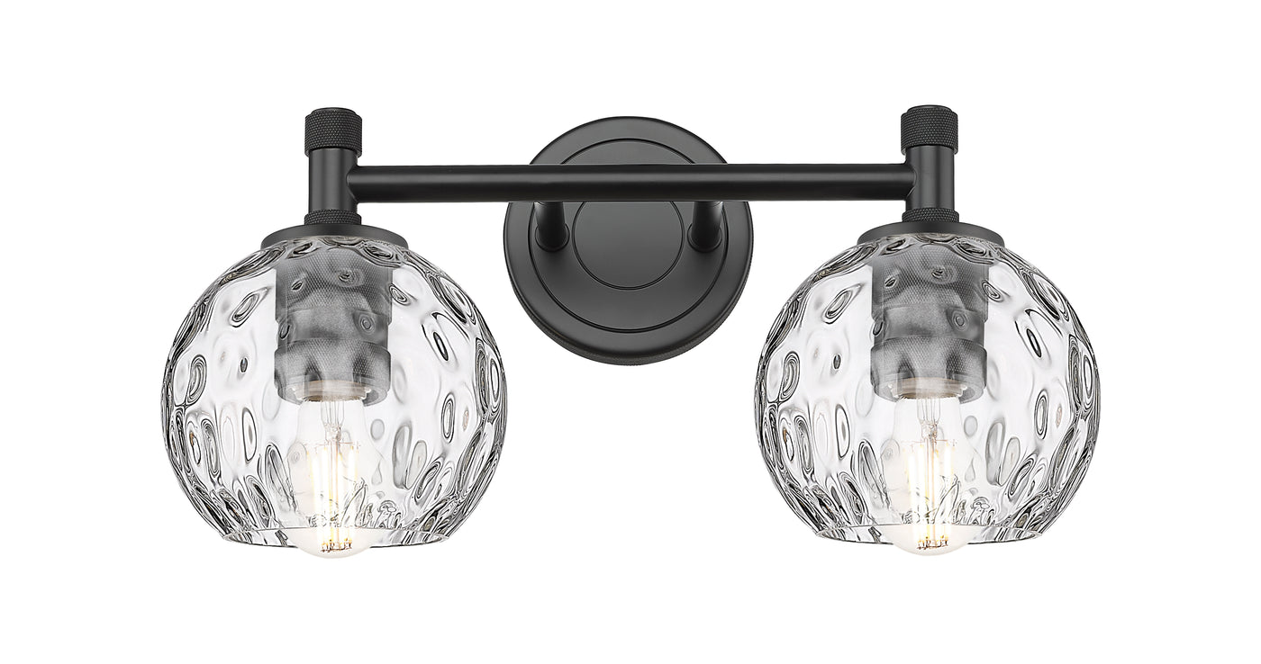 Downtown Urban Bath Vanity Light Glass Brass