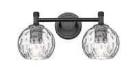 Downtown Urban Bath Vanity Light Glass Brass