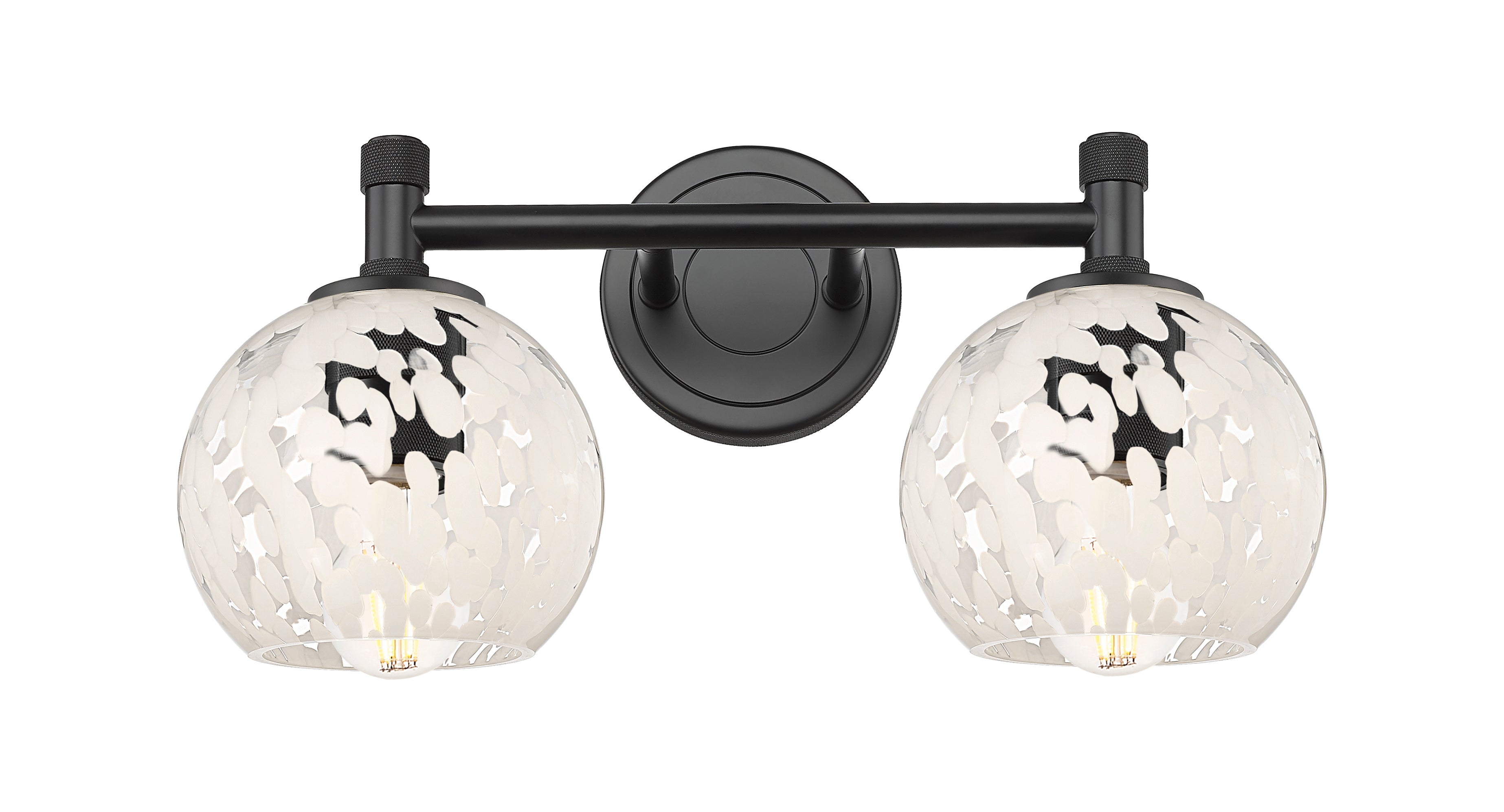 Downtown Urban Bath Vanity Light Brass Glass
