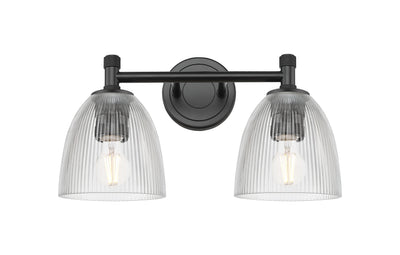 Downtown Urban Bath Vanity Light Brass Glass