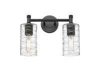 Downtown Urban Bath Vanity Light Brass Glass