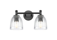 Downtown Urban Bath Vanity Light Brass Glass