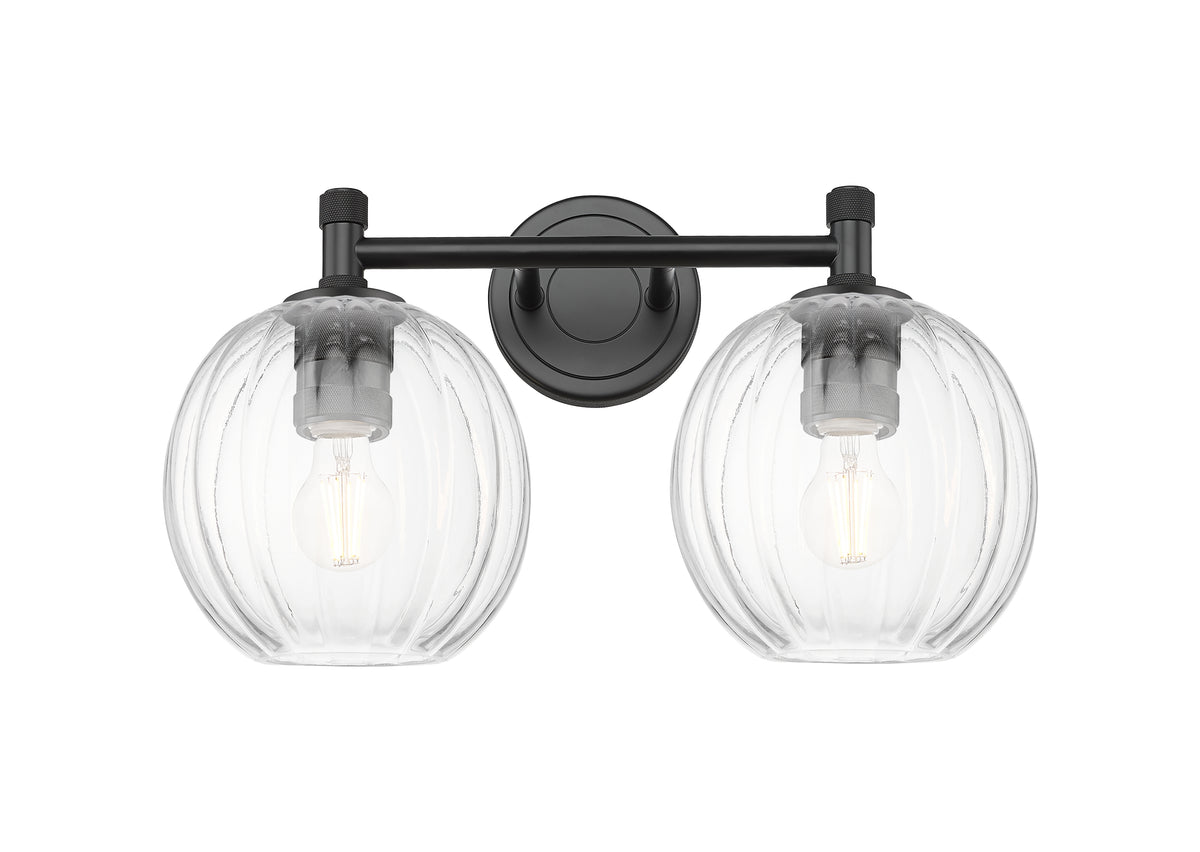 Preston Globe 15-Inch 2-Light Bath Vanity Light