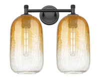 Downtown Urban Bath Vanity Light Steel Brass