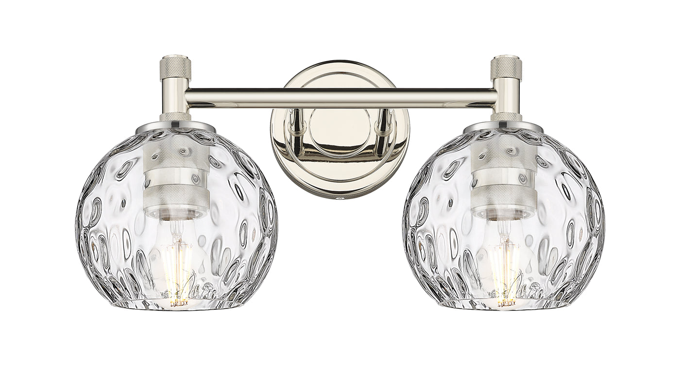 Downtown Urban Bath Vanity Light Glass Brass