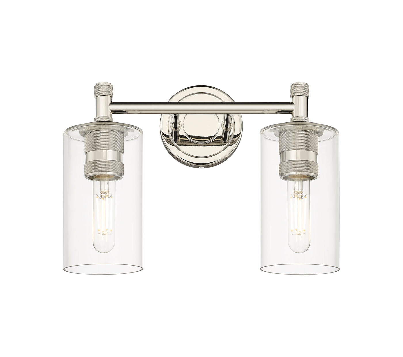Downtown Urban Bath Vanity Light Brass Glass