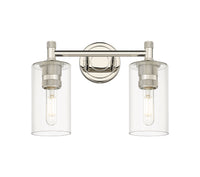 Downtown Urban Bath Vanity Light Brass Glass