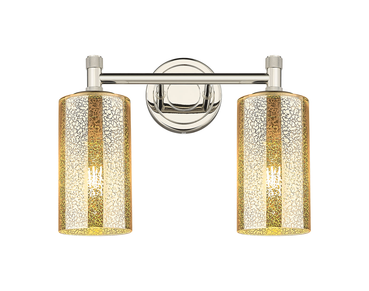 Downtown Urban Bath Vanity Light Brass Glass
