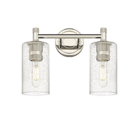 Downtown Urban Bath Vanity Light Brass Glass