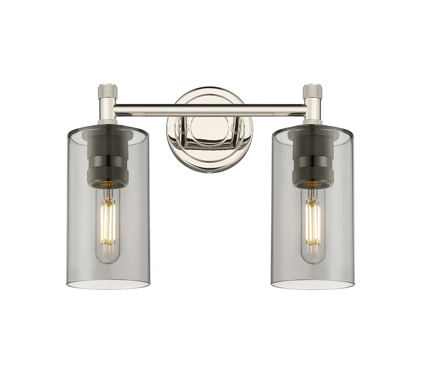 Downtown Urban Bath Vanity Light Brass Glass