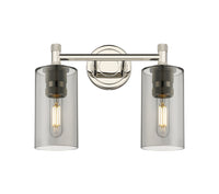 Downtown Urban Bath Vanity Light Brass Glass