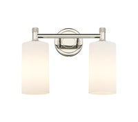 Downtown Urban Bath Vanity Light Brass Glass