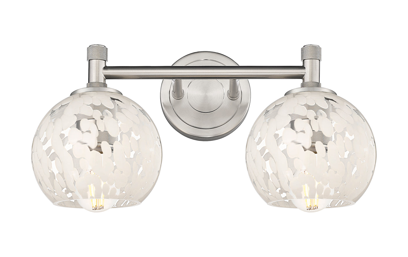 Downtown Urban Bath Vanity Light Brass Glass