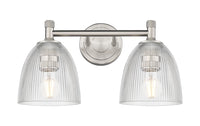 Downtown Urban Bath Vanity Light Brass Glass
