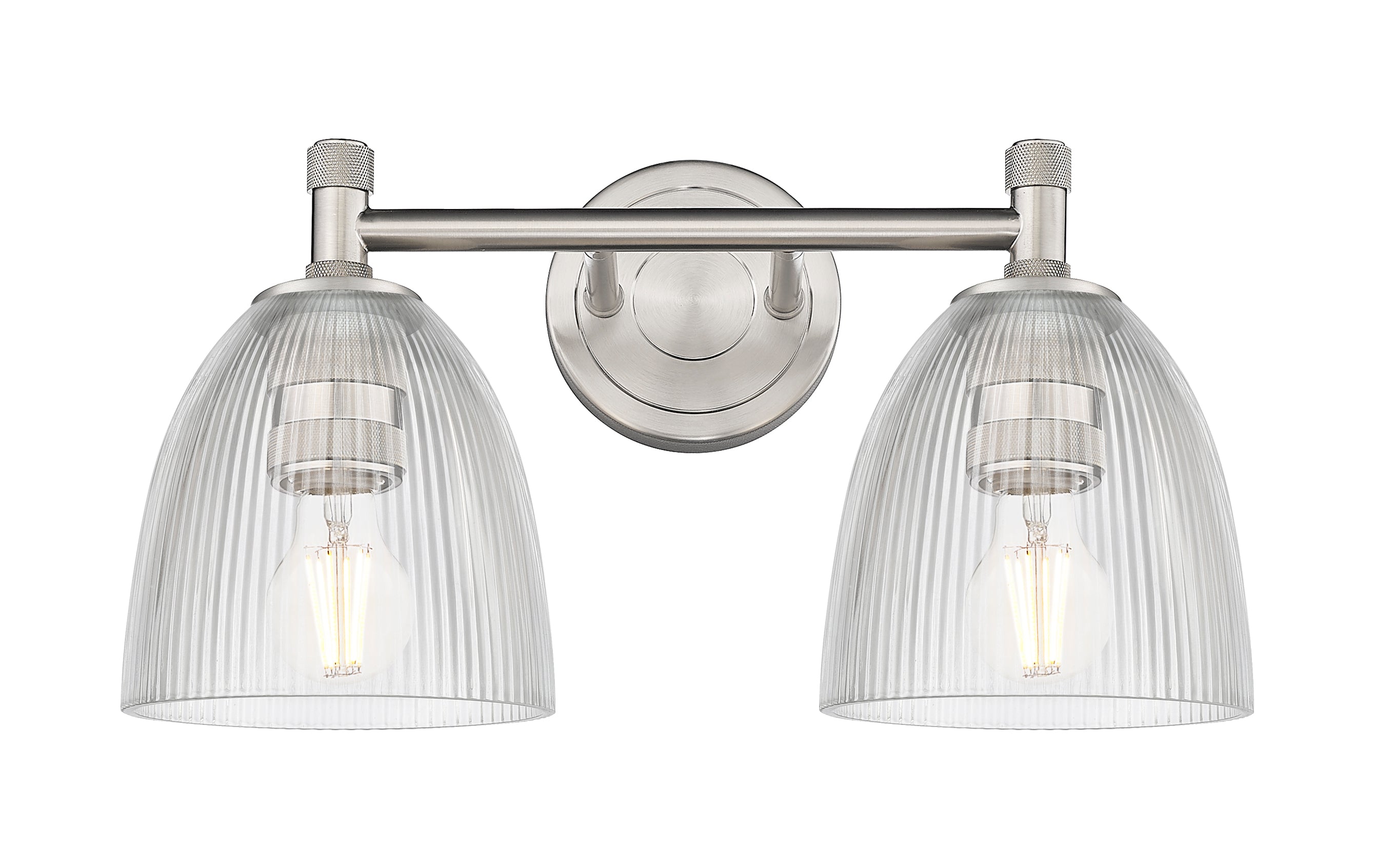 Downtown Urban Bath Vanity Light Brass Glass