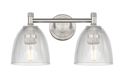 Downtown Urban Bath Vanity Light Brass Glass