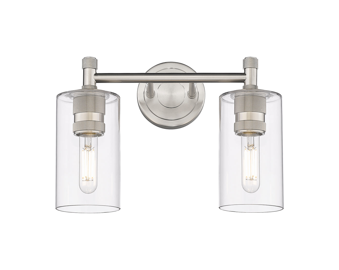Downtown Urban Bath Vanity Light Brass Glass