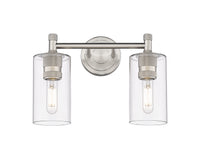 Downtown Urban Bath Vanity Light Brass Glass