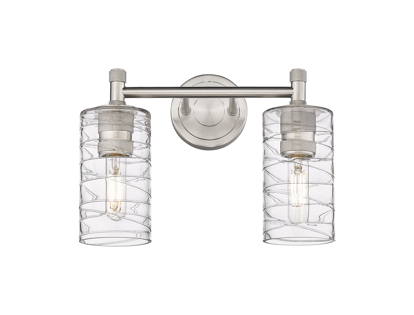 Downtown Urban Bath Vanity Light Brass Glass