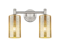 Downtown Urban Bath Vanity Light Brass Glass