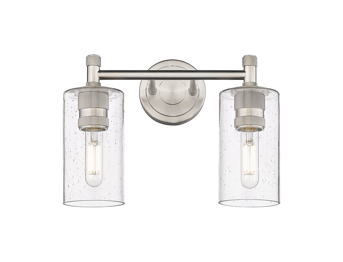 Downtown Urban Bath Vanity Light Brass Glass