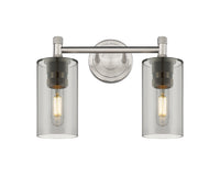 Downtown Urban Bath Vanity Light Brass Glass