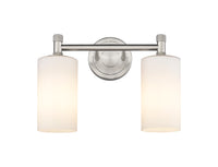Downtown Urban Bath Vanity Light Brass Glass