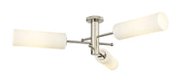 Downtown Semi-Flush Mount Satin Nickel