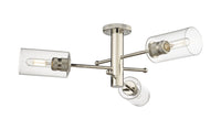 Downtown Semi-Flush Mount Satin Nickel