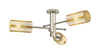Downtown Semi-Flush Mount Satin Nickel