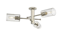 Downtown Semi-Flush Mount Satin Nickel