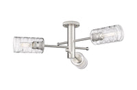 Downtown Semi-Flush Mount Satin Nickel