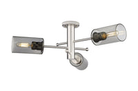 Downtown Semi-Flush Mount Satin Nickel
