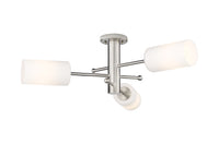 Downtown Semi-Flush Mount Satin Nickel