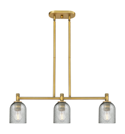Downtown Urban Island Light Glass Steel