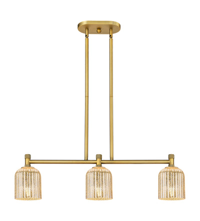Downtown Urban Island Light Cast Brass