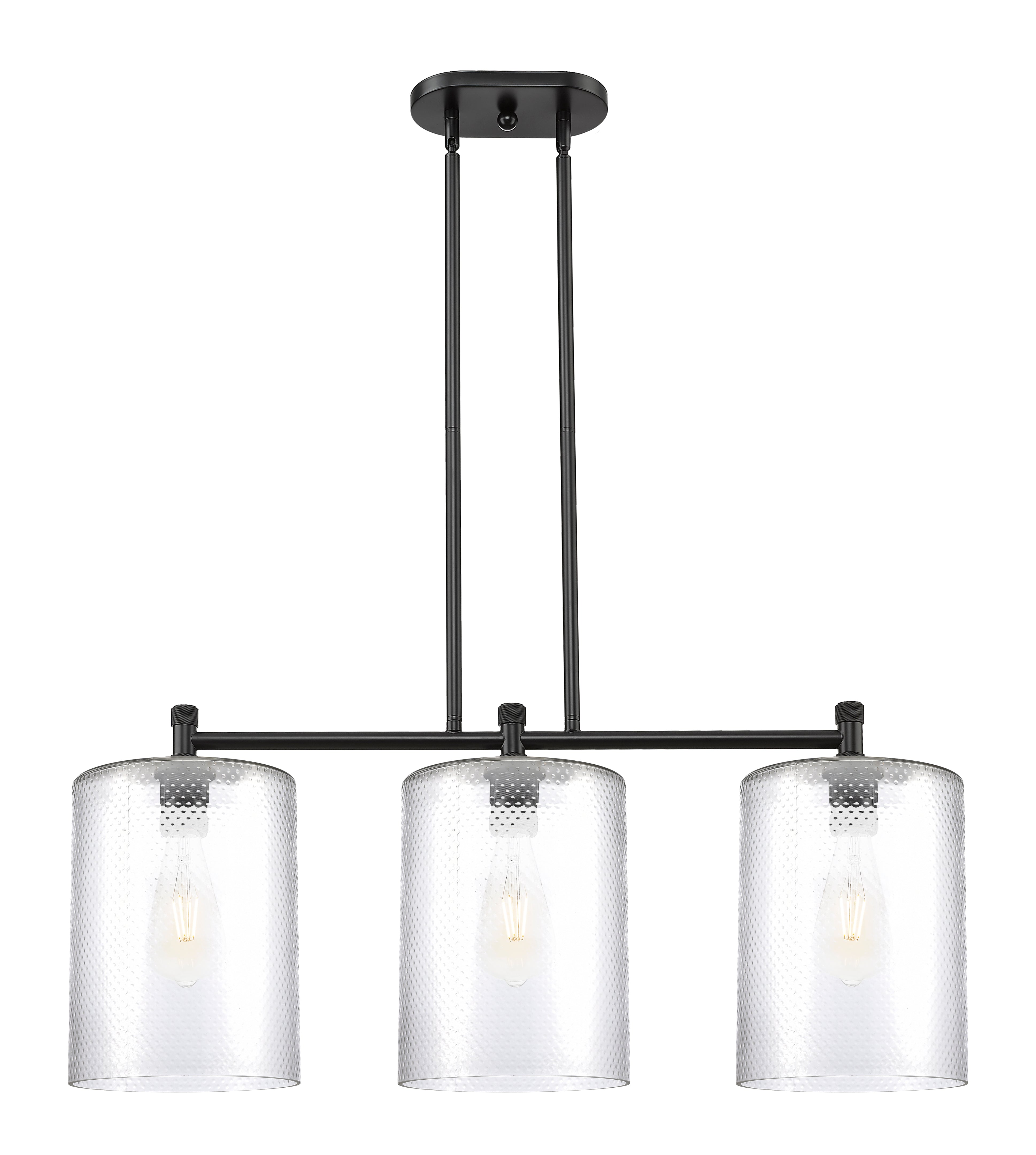 Downtown Urban Island Light Cast Brass