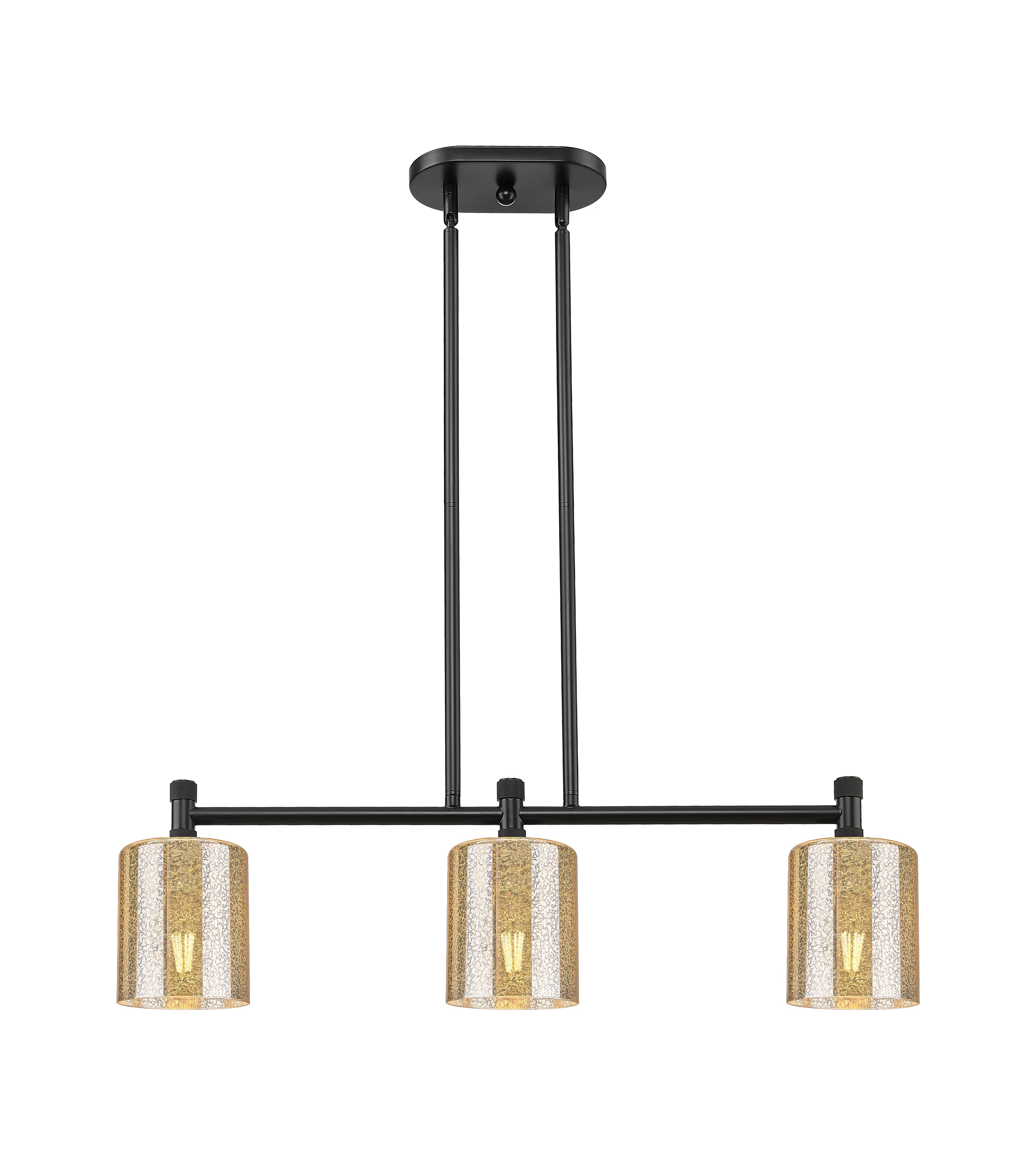 Downtown Urban Island Light Cast Brass
