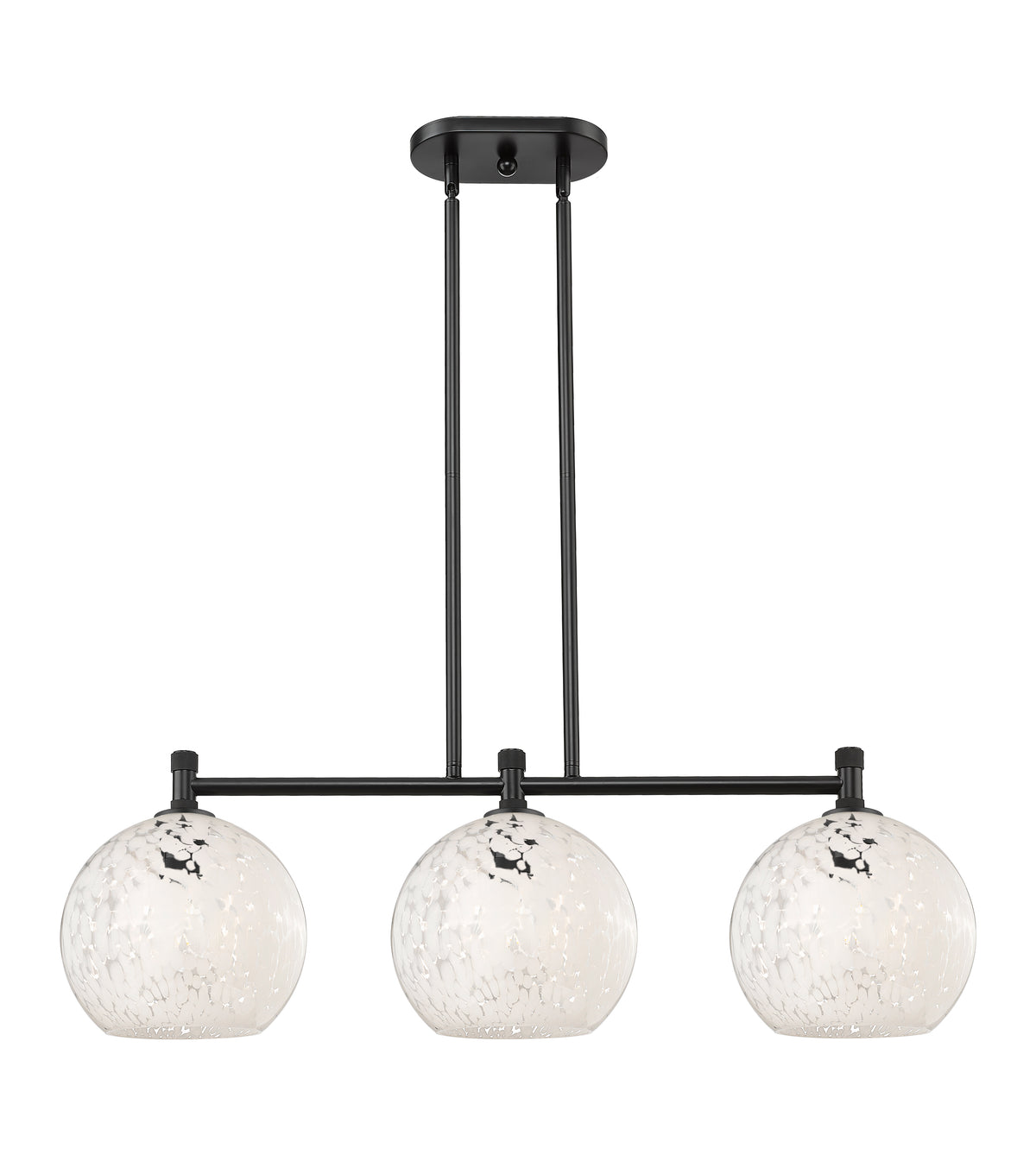 37-Inch 3-Light Stem-Hung Island Light 11.625-Inch High