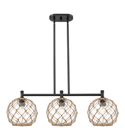 Downtown Urban Island Light Cast Brass