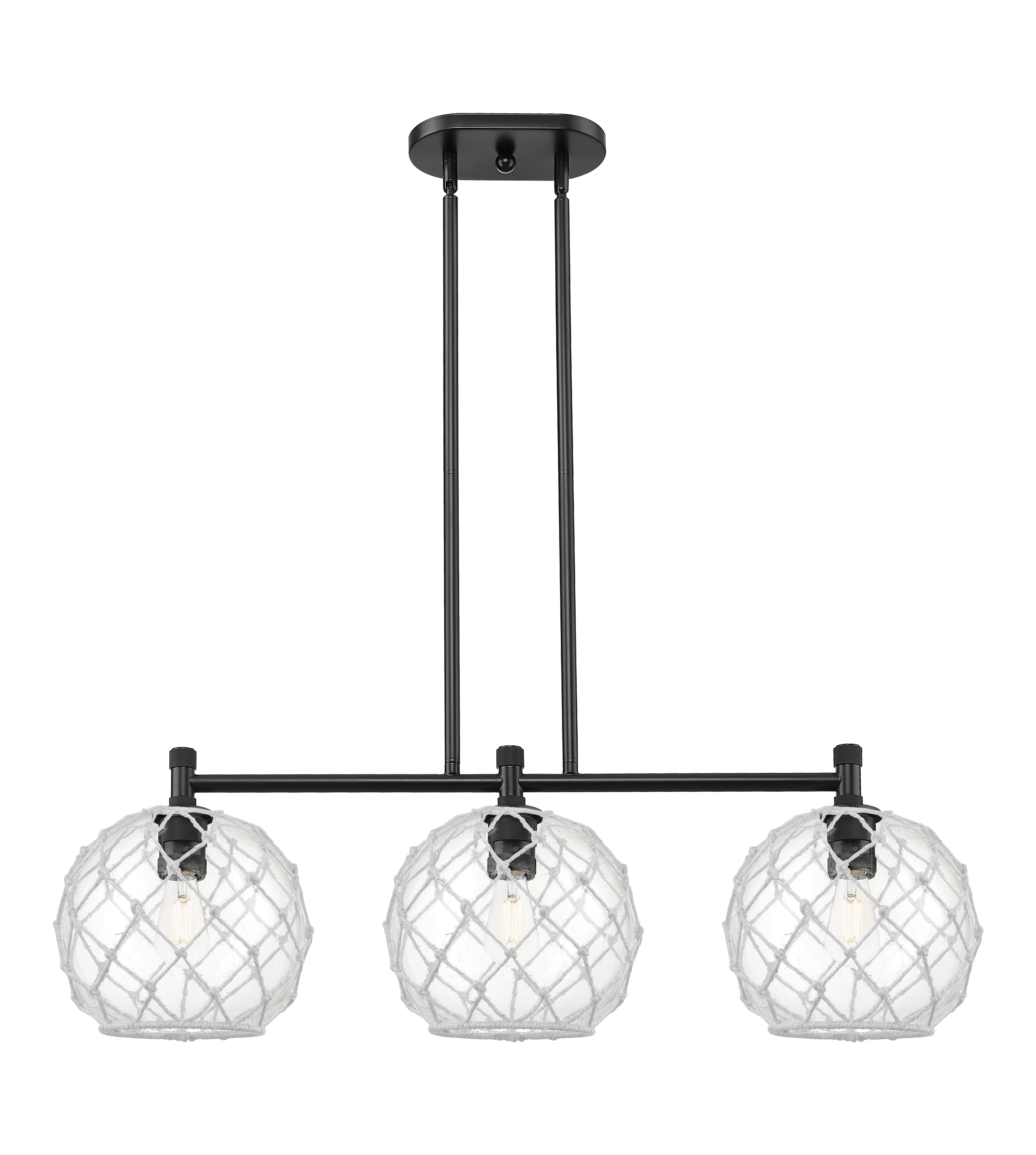 Downtown Urban Island Light Cast Brass