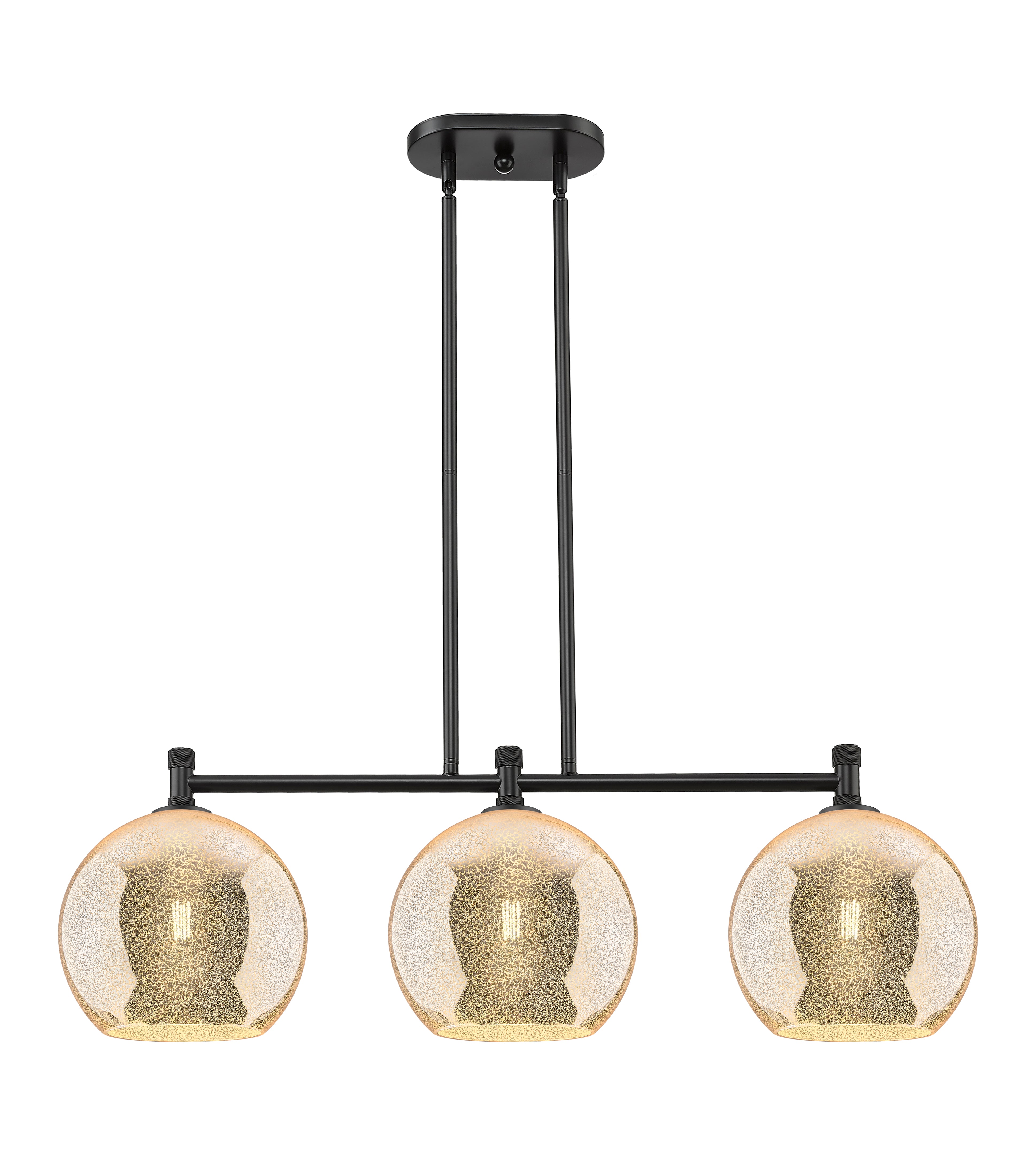 Downtown Urban Island Light Cast Brass