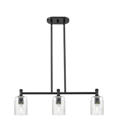 Downtown Urban Island Light Cast Brass