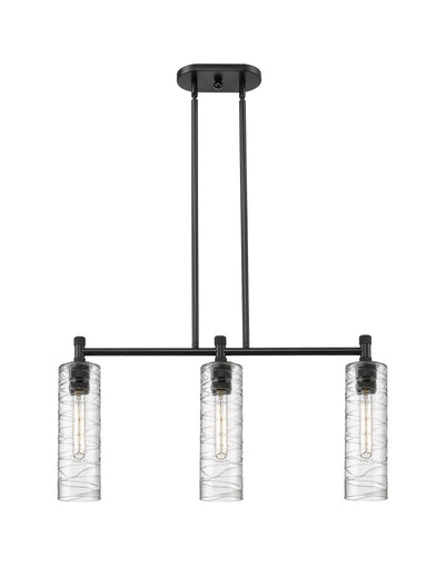 Downtown Urban Island Light Cast Brass