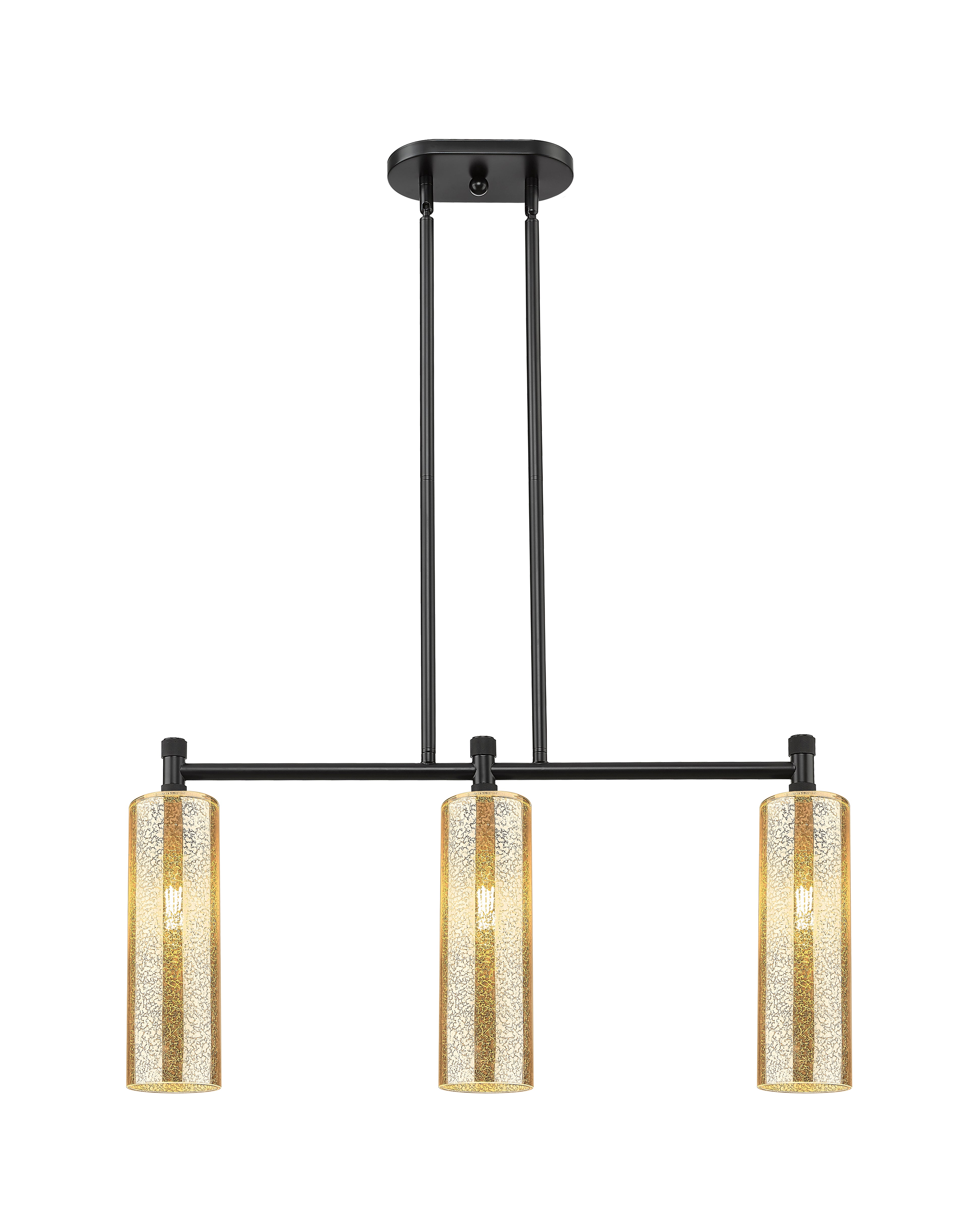 Downtown Urban Island Light Cast Brass