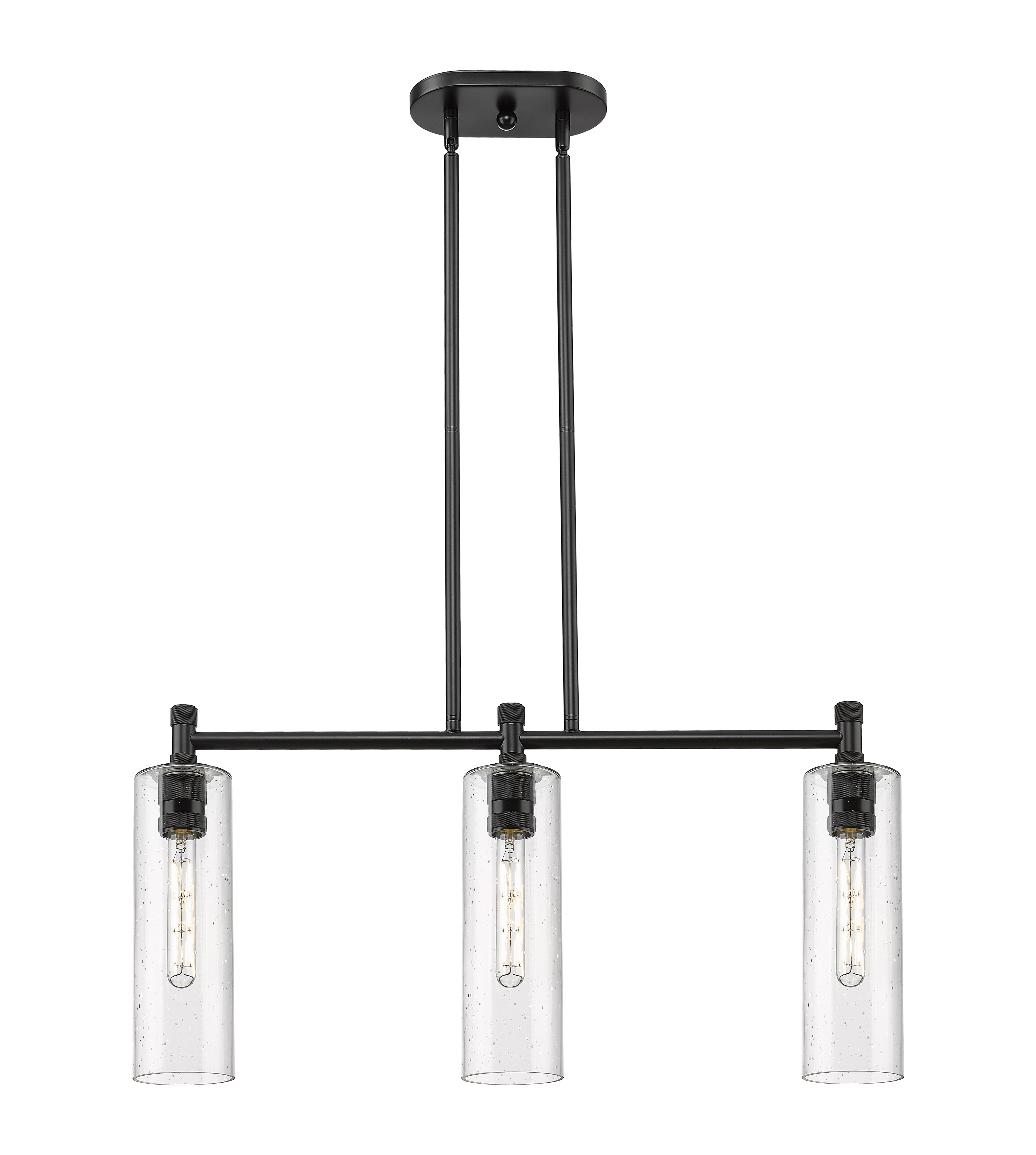 Downtown Urban Island Light Cast Brass