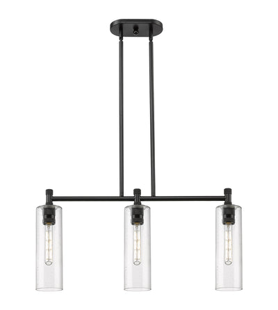 Downtown Urban Island Light Cast Brass