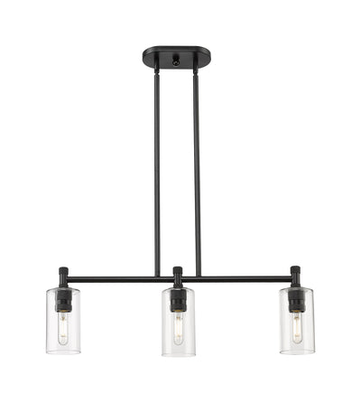 Downtown Urban Island Light Cast Brass